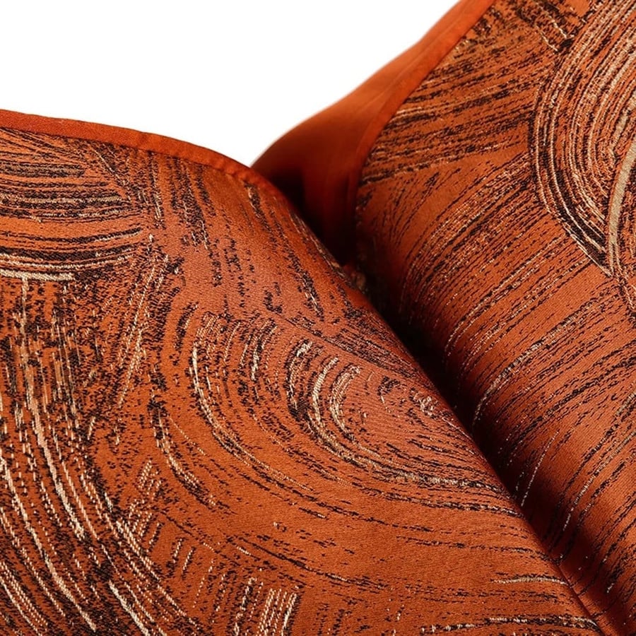 Modern orange pillow cover