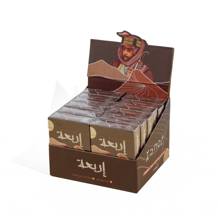 ورق بلوت أربعة درزن بني
