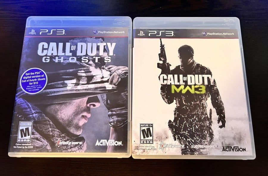 call of duty: ghosts & MW3