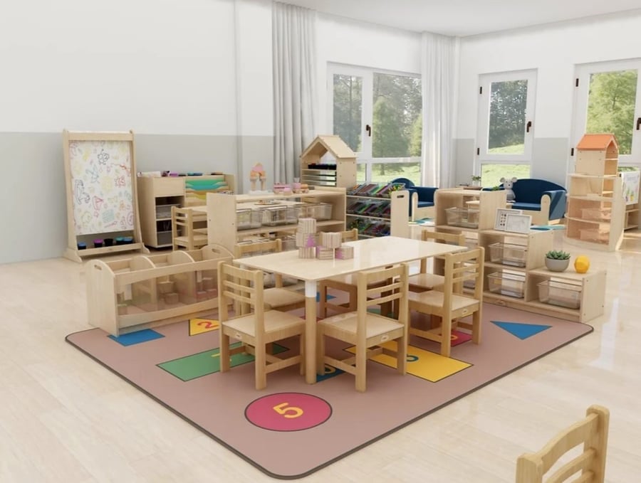 Wooden kindergarten chair - height 26