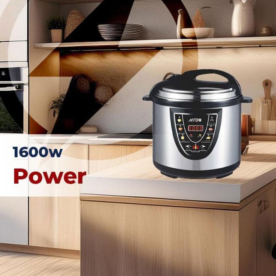 قدر ضغط ارو كهربائي 6 لتر  1000واط