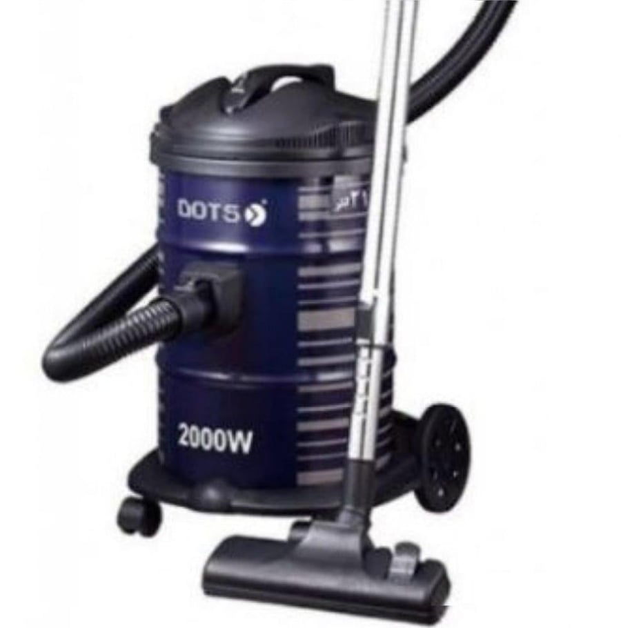 مكنسة برميل دوتس جاف رطب 21 لتر 2000 واط كيبل 5 متر DOTS Vacuum Cleaner VD-316B