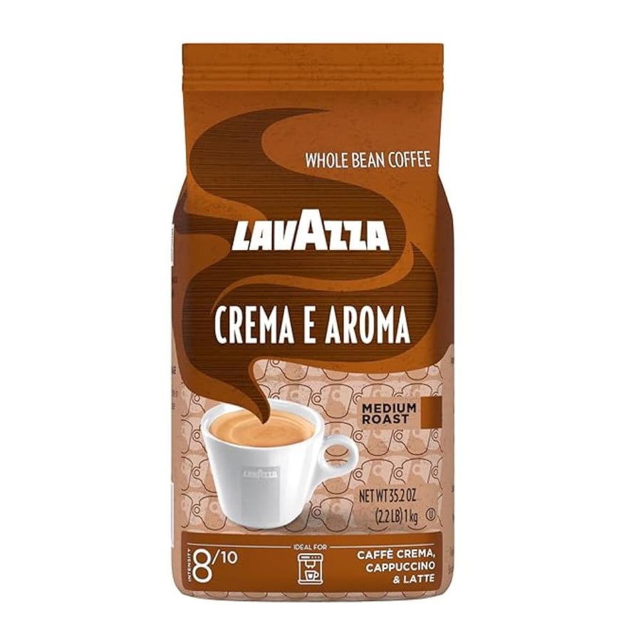 Lavazza Crema e Aroma Whole Bean Coffee Blend