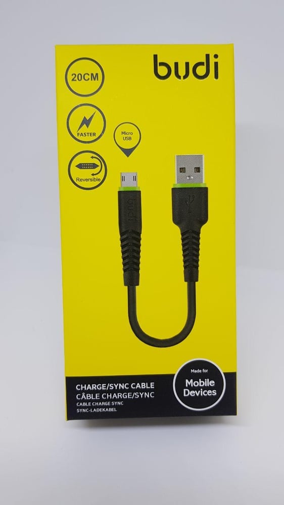 كيبل يو إس بي (USB-A) إلى مايكرو يو إس بي (Micro USB).