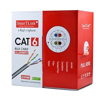 سلك شبكة 200متر اسمارت لينك Cable Cat6 Smartlink 200mt