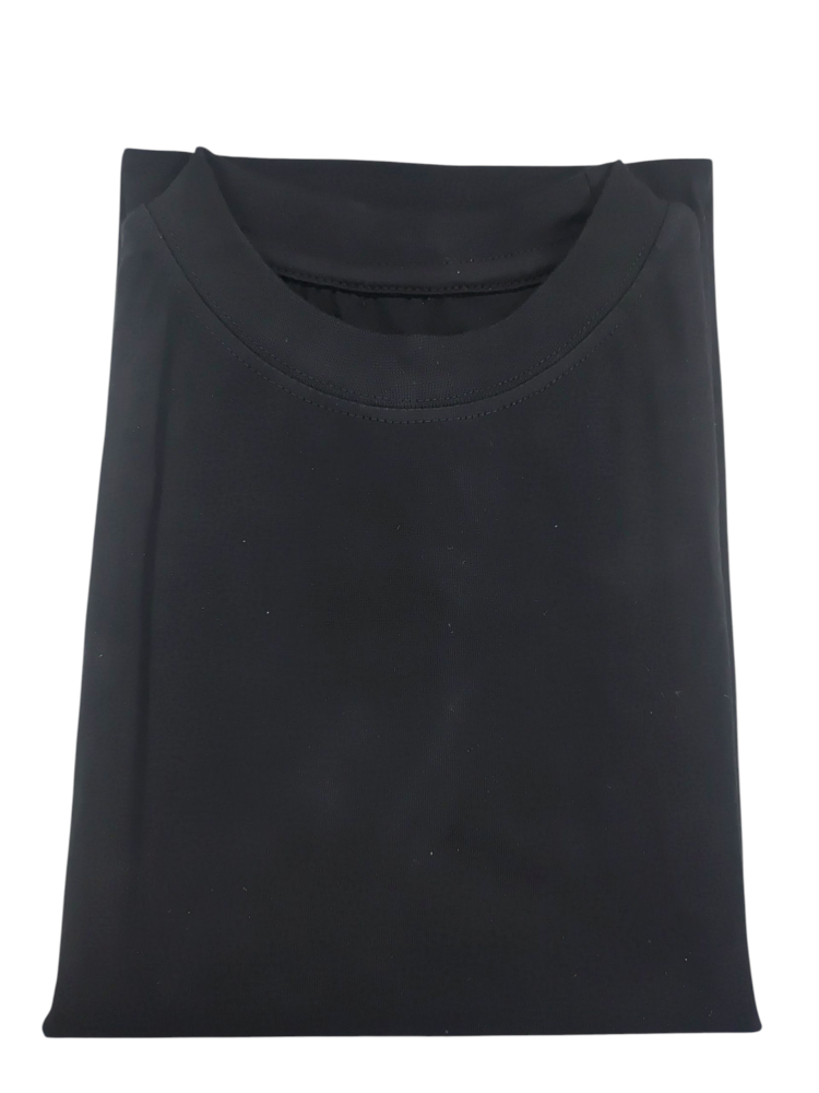 Half dozen 6 undershirts round neck black