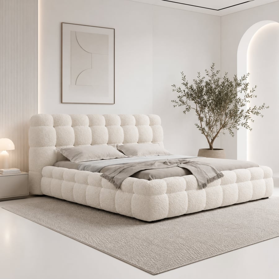 سرير  ستارك  - أوف وايت