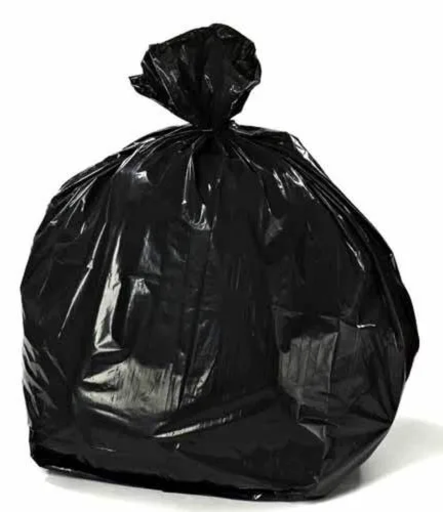 نفايات 55 جالون اسود