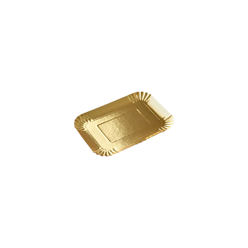 صحن ورق ذهبي مستطيل 3