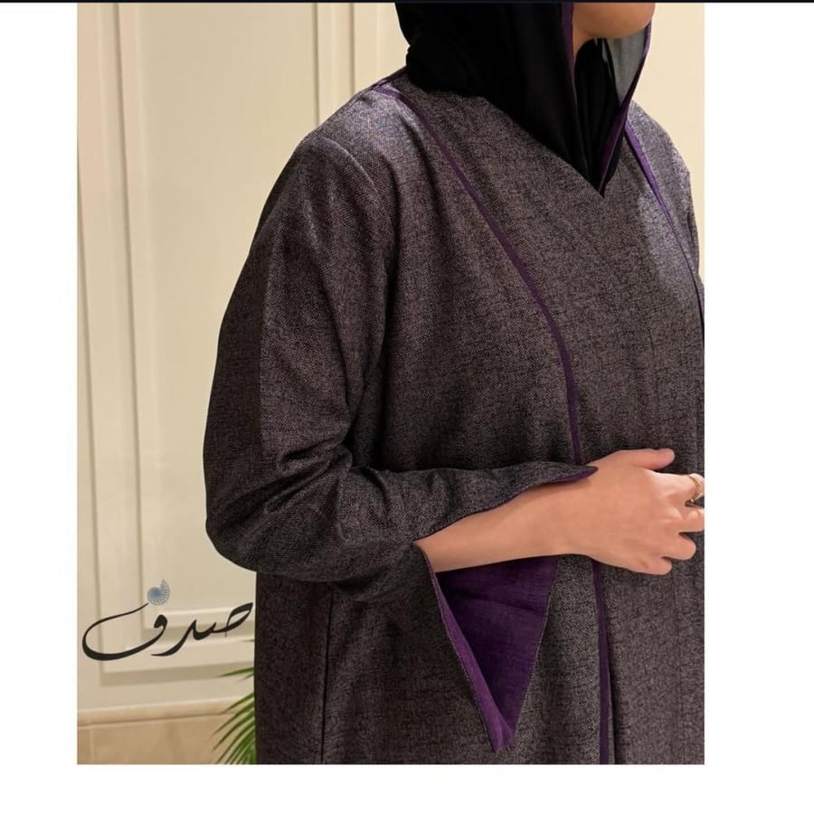 عبايه كتان ربيعي