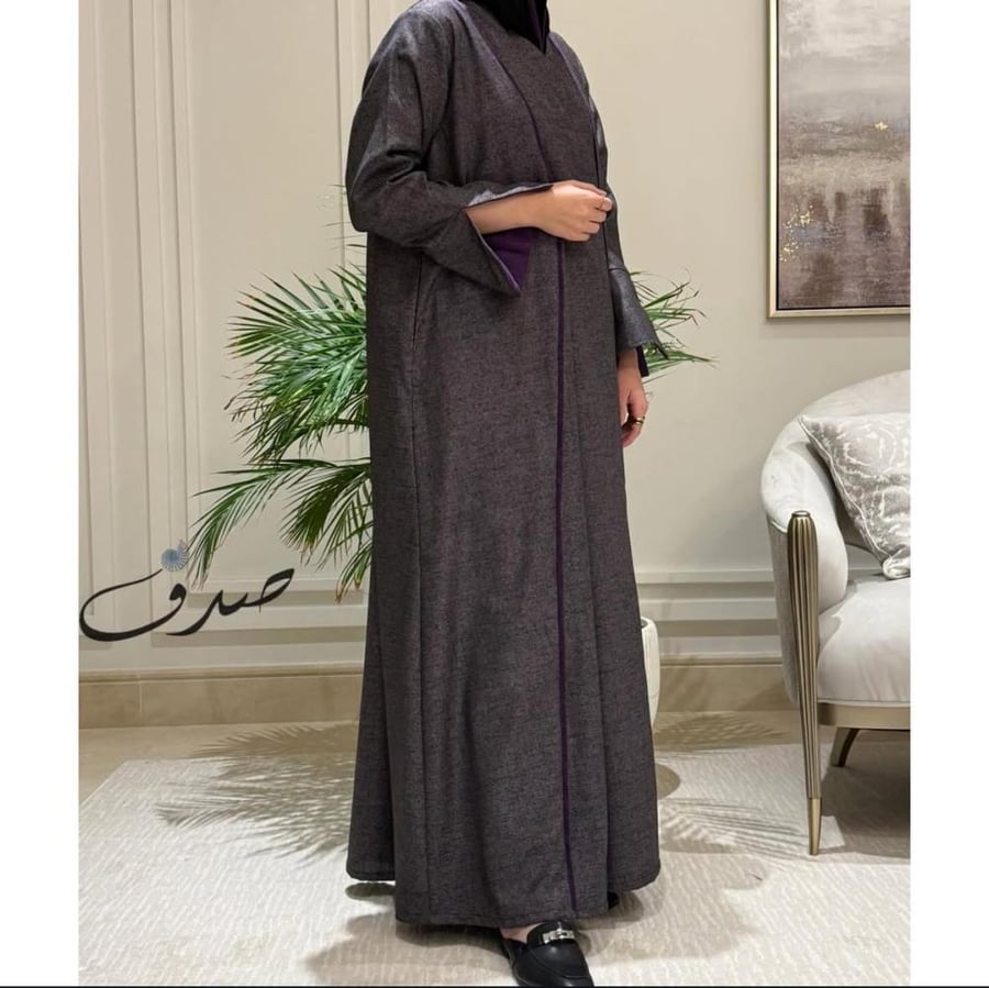 عبايه كتان ربيعي