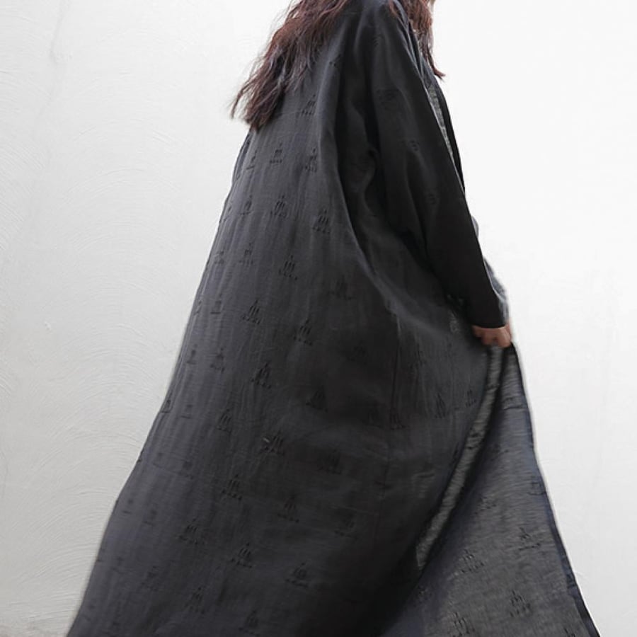 black brocade Abaya