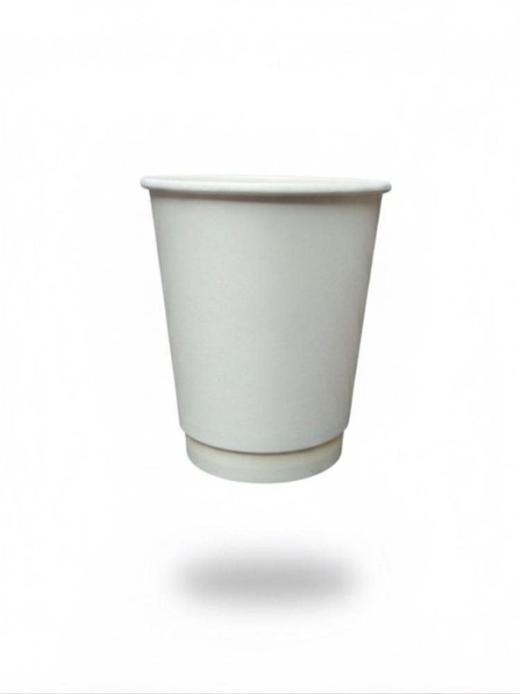 كوب ورق ابيض 8oz دبل
