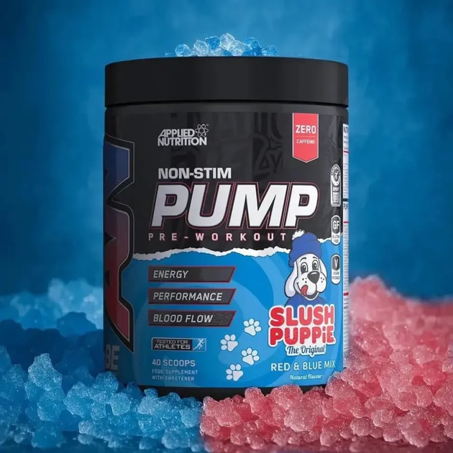 ABE PUMP Slush puppie  Red   Bule Mix