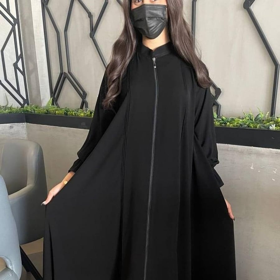 عباية سحاب نص كلوش
