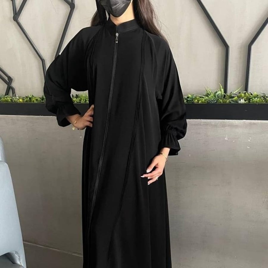 عباية سحاب نص كلوش