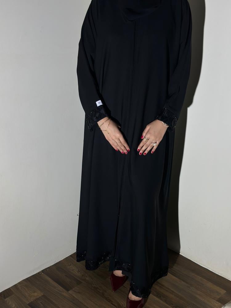 عباية جوري اسود