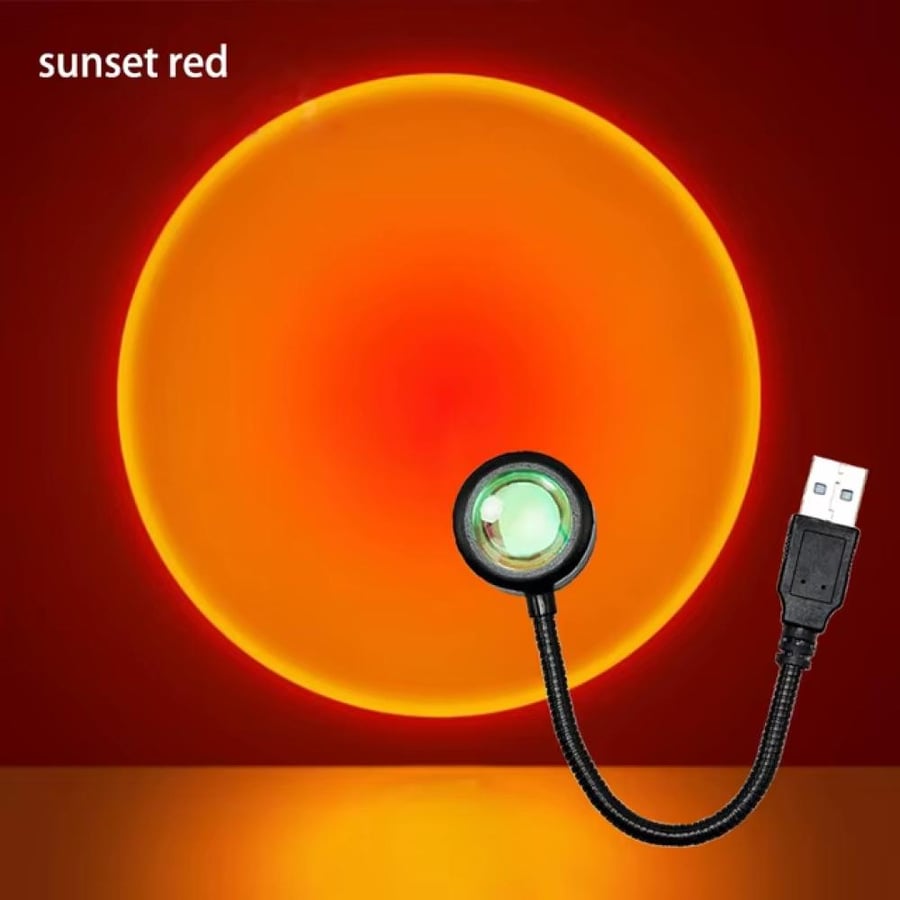 مصباح غروب الشمس LED – إضاءة ديكور وتصوير