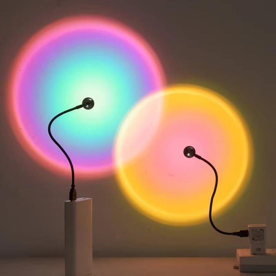 مصباح غروب الشمس LED – إضاءة ديكور وتصوير