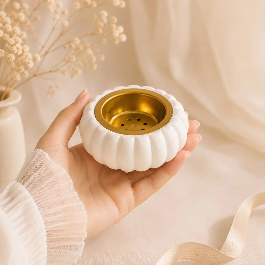 بكج توزيعات 6 حبه - مبخرة مدور بعلبة جبس