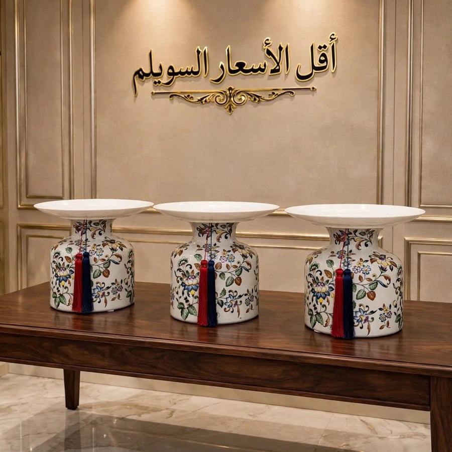 طقم صواني سيراميك ٣حبات