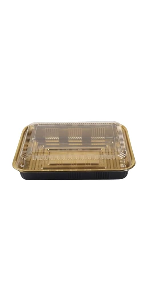 جملة - علب كيك ذهبي JS-125 مقاس 25*19 سم(200حبة)