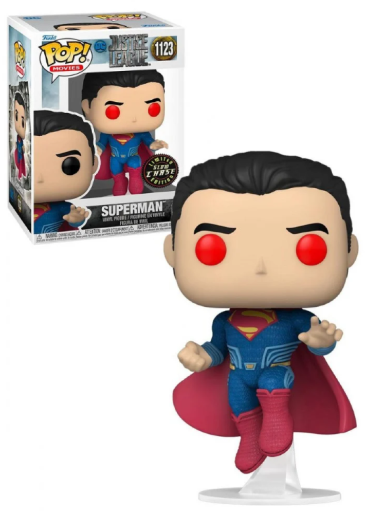 POP! JUSTICE LEAGUE Superman Funko (GLOW) (CHASE) فونكو سوبرمان تشايس