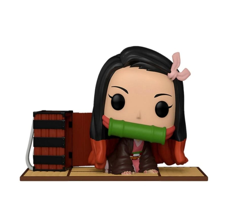 ‏Demon Slayer - Mini Nezuko in Box Funko 883 Special 6-inch Edition فونكو كبير حصري قاتل الشياطين ميني نيزيكو مع الصندوق