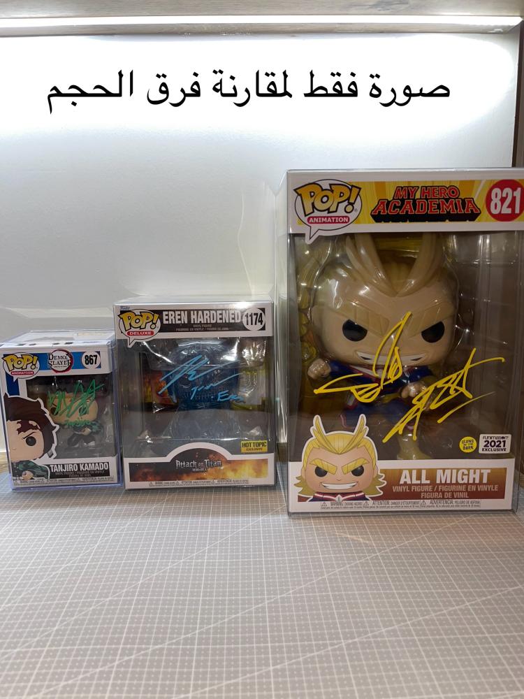 Signed My Hero Academia All Might 10 Inch Jumbo Funko فونكو كبير جدا مع توقيع وتوثيق
