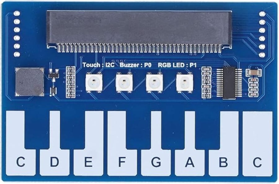لوحة بيانو صغيرة لجهاز Microbit V2