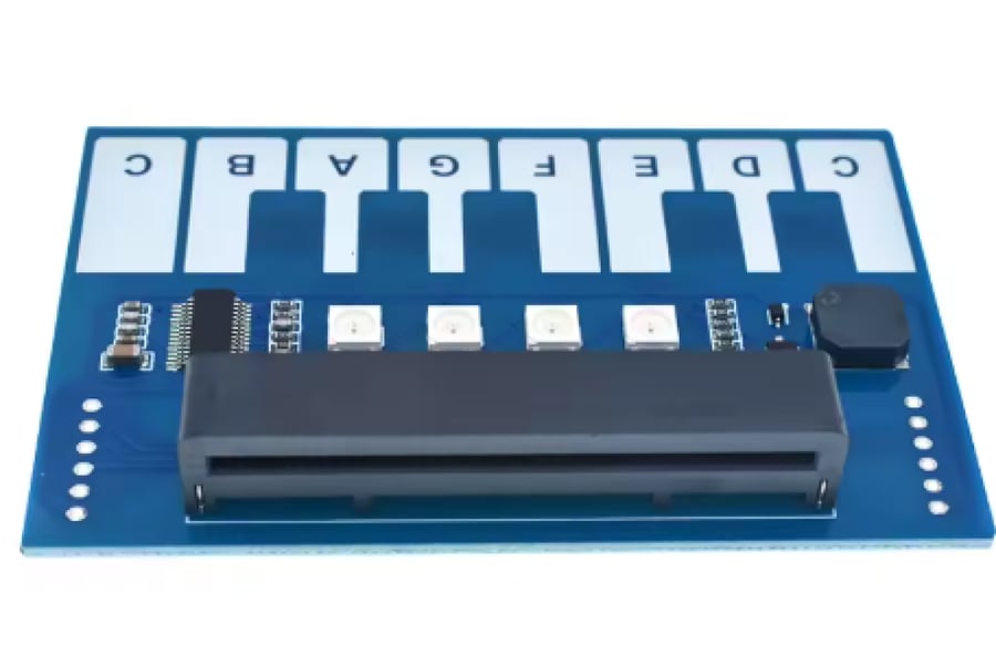 لوحة بيانو صغيرة لجهاز Microbit V2