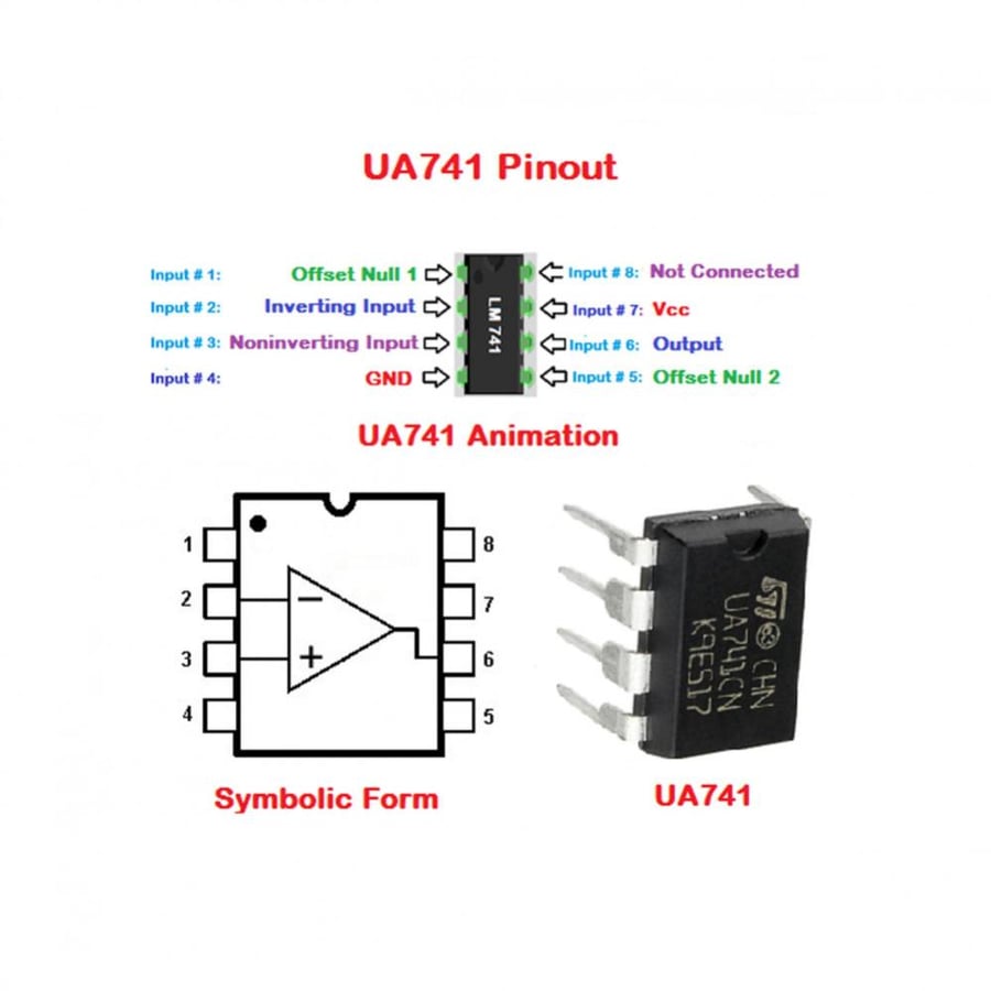 مكبر تشغيلي (UA741CP)