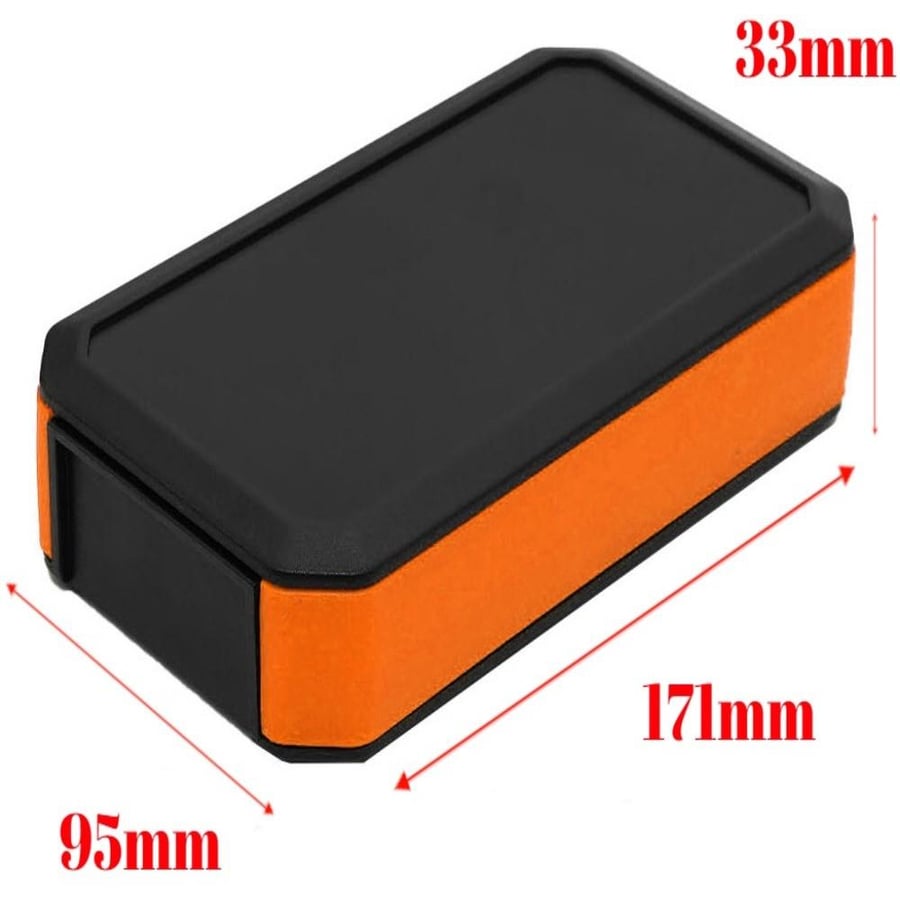صندوق بلاستيك بحامل بطاريات 17X9.5X3.3 سم