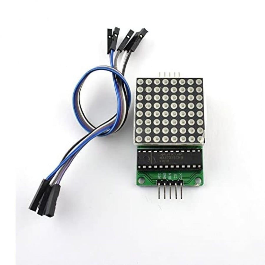 A MAX7219 LED matrix module