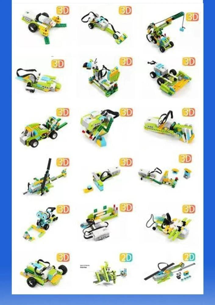 Basic building blocks set from WeDo 2.0 Robotics