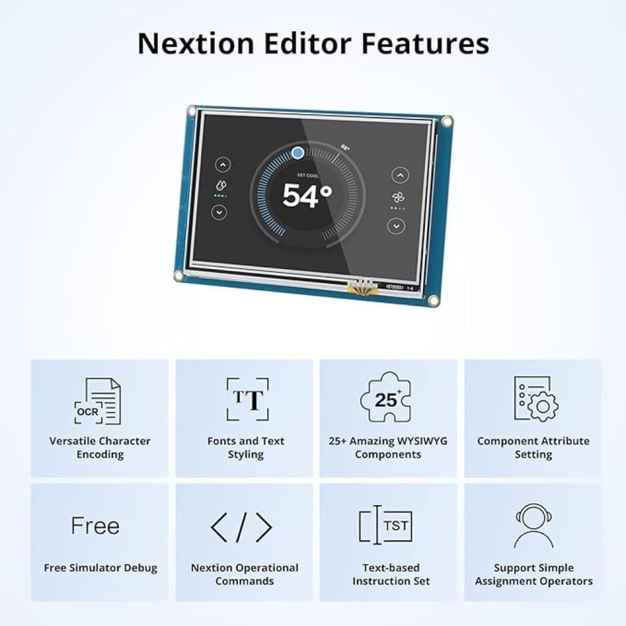 Nextion 5 HMI شاشة