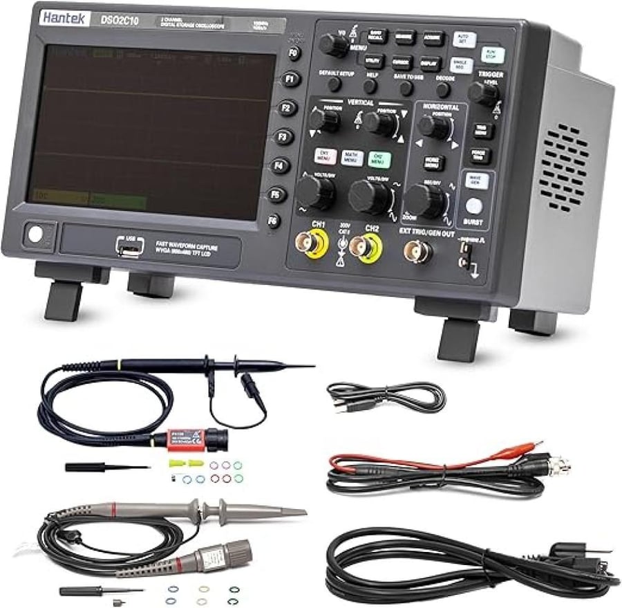 Hantek drawing vibrations Dso2C10