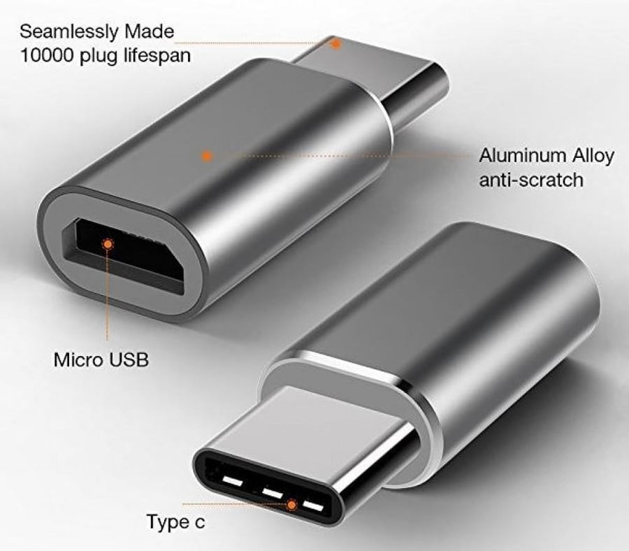 محول micro USB  إلى USB type C