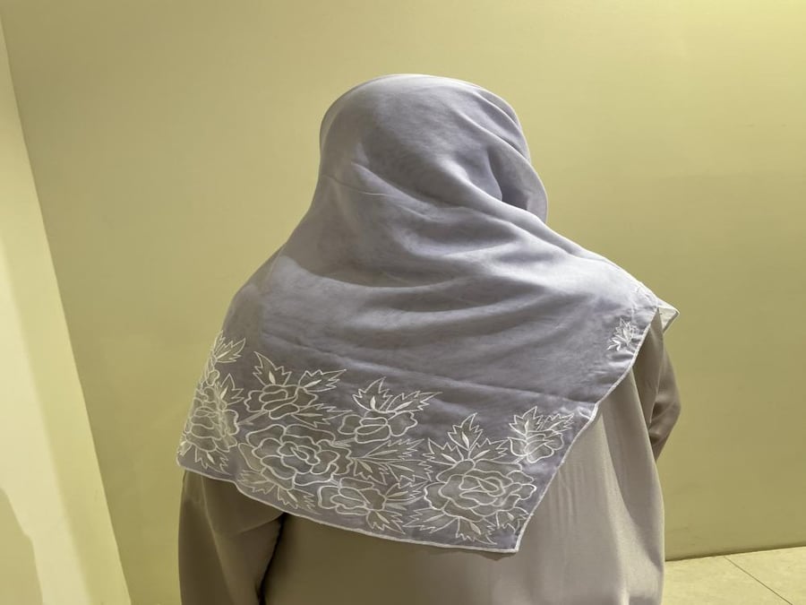 بوال ياباني تطريز  ورد بارز  ناعم