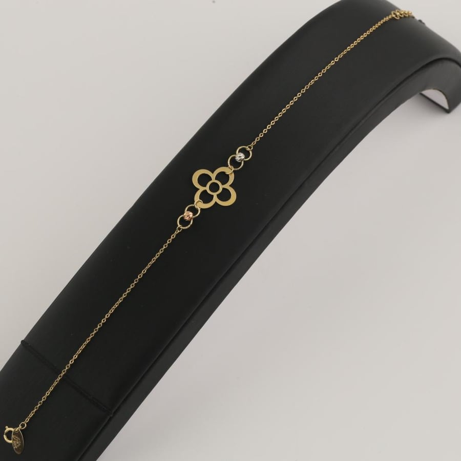Gold bracelet rose - 18 karat