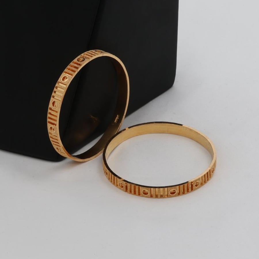 Gold earring - 21 karat