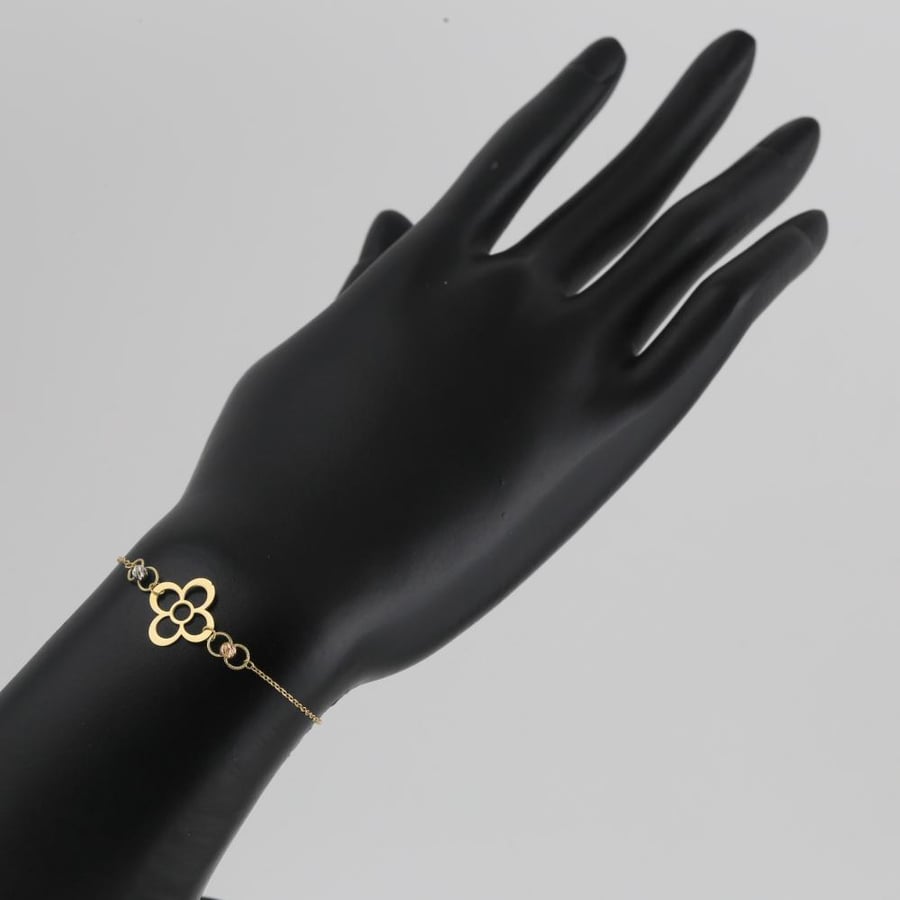 Gold bracelet rose - 18 karat