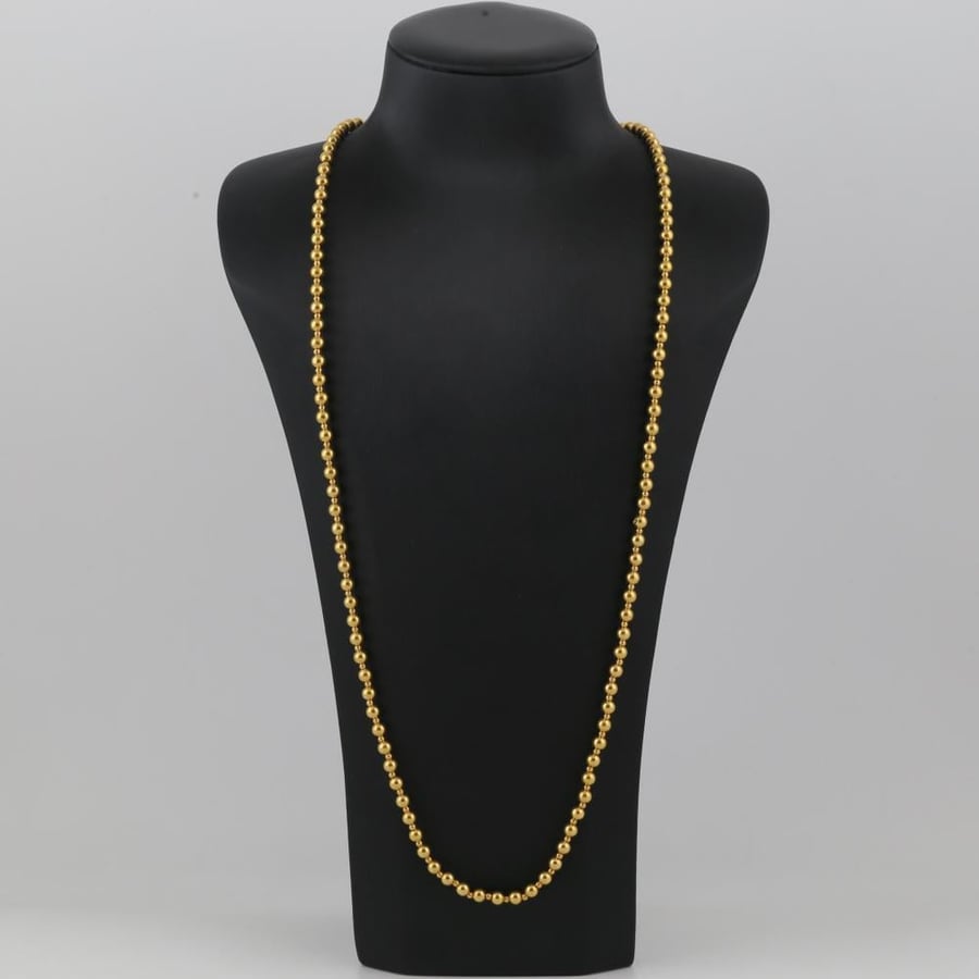Gold rosary, gold balls - 21 karat
