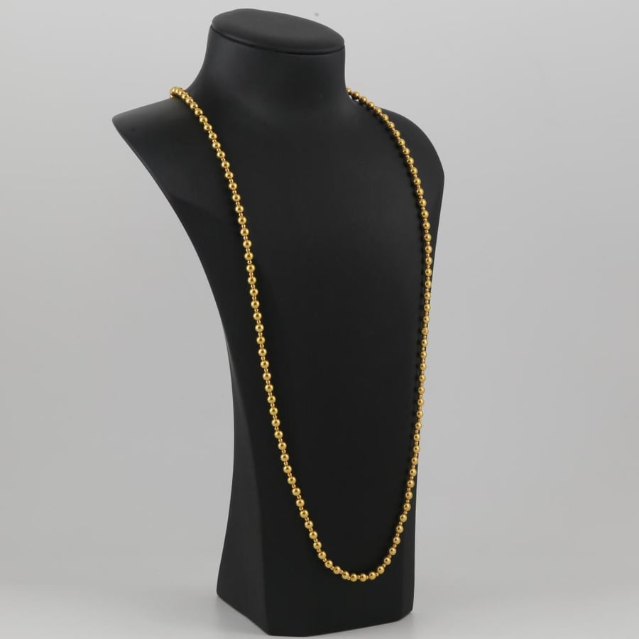 Gold rosary, gold balls - 21 karat