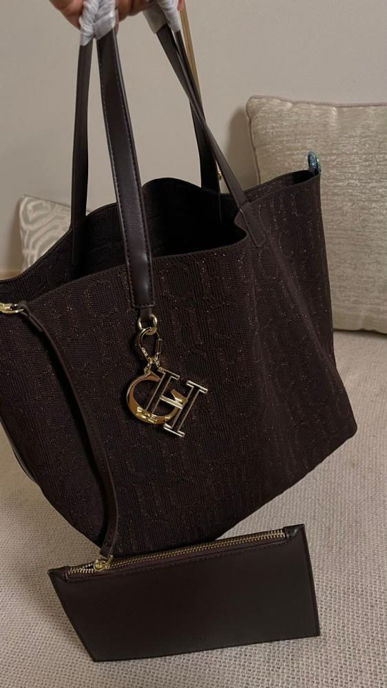 CH bag brown lightweight leather