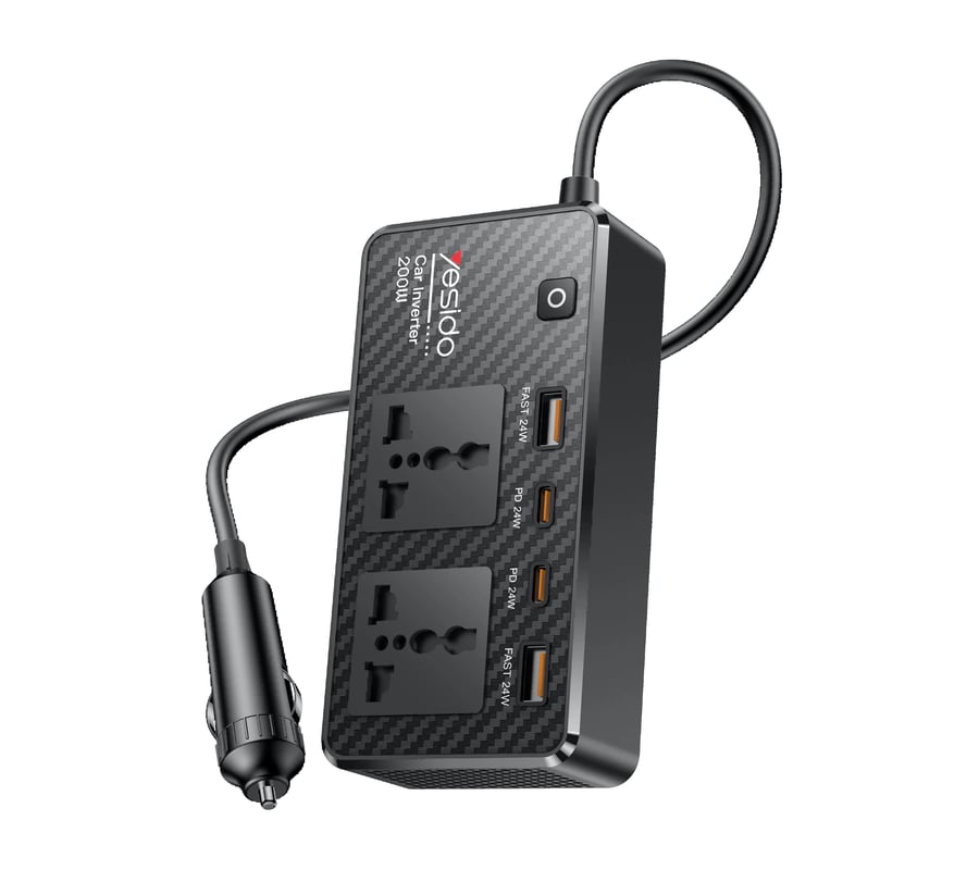 Yesido Car Inverter –محول سيارة  إلى مصدر طاقة متنقل