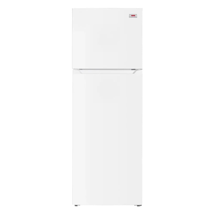 ثلاجة بابين ابيض ثلج , ماركة هام , بسعة 11 قدم , HM340WRF-O23DF
