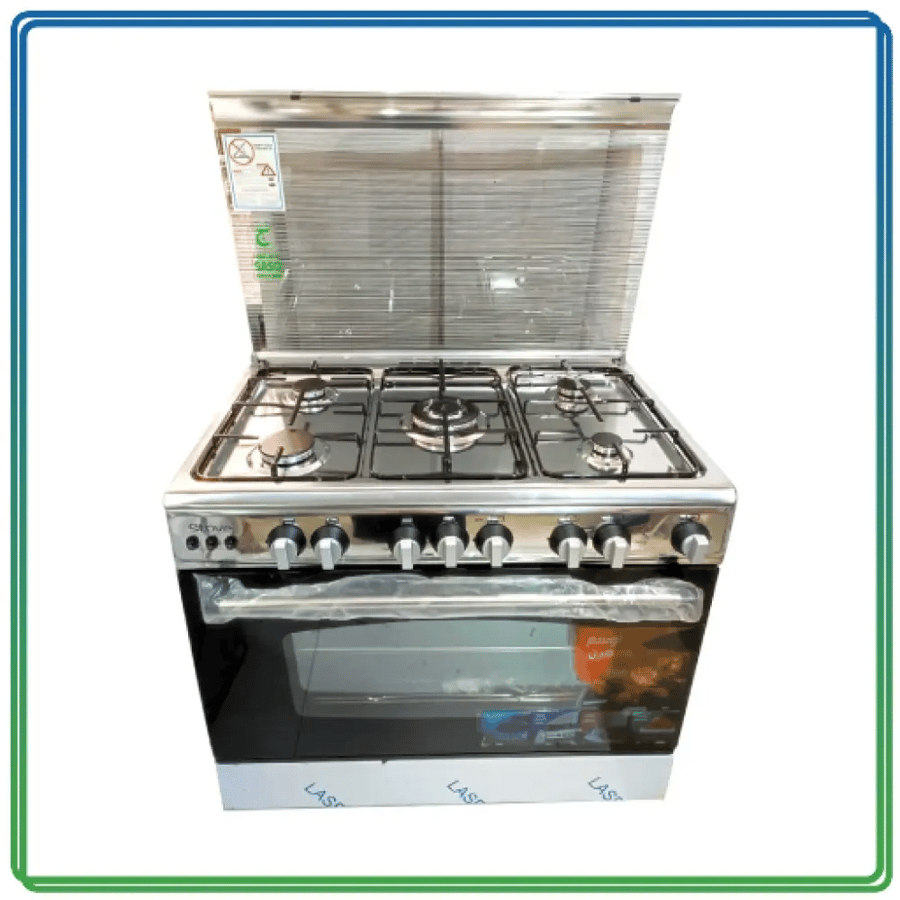 فرن غاز 5 عيون , ماركة يونين اير , بمقاس 60×90 , C6090S3V-AC-511-S-ECO