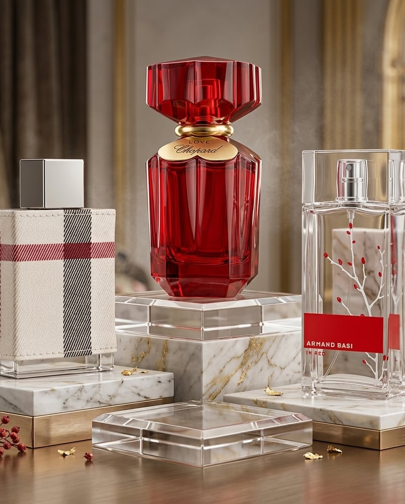 مجموعه عطور نسائية فاخرة 3 قطع