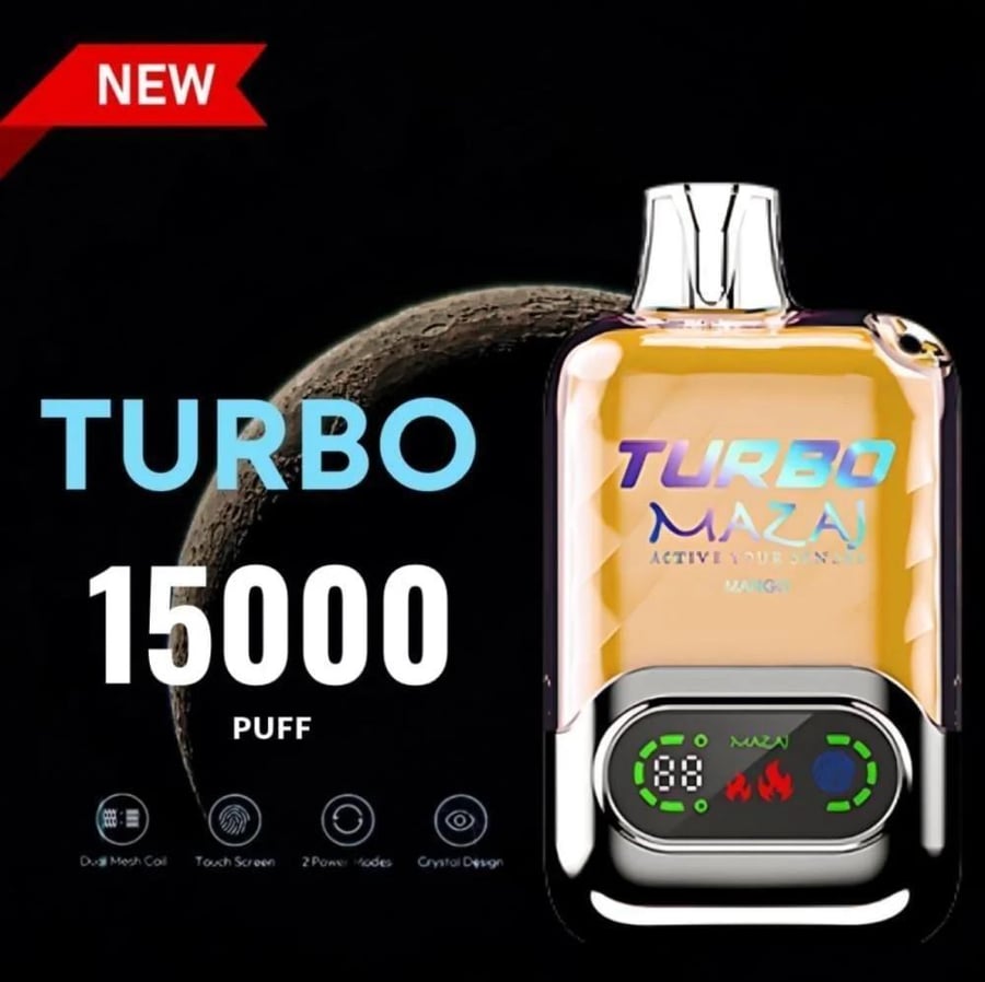 سحبة مزاج تيربو 15000 سحبة خوخ ايس